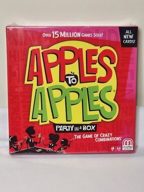 Mattel Apples to Apples Party in a Box Card Game for Family & Friends - NEW 2015